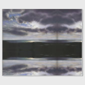 Papier Cadeau Coucher de soleil sur le lac (Plat)