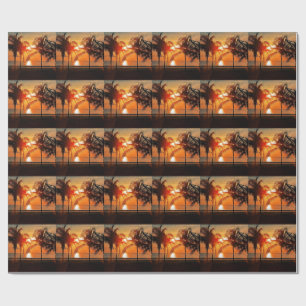 Papier Cadeau Coucher de soleil tropical