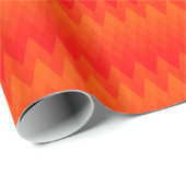 Papier Cadeau Coucher du soleil de diamant (Coin rond)