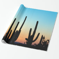 Coucher du soleil de Saguaro