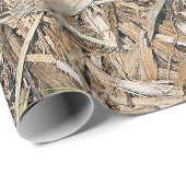 Papier Cadeau Couches de croustilles en bois Patiné (Coin rond)