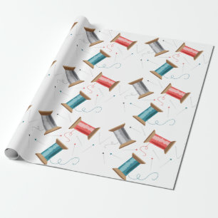 Papier Cadeau Coudre le fil