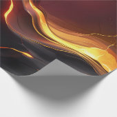 Papier Cadeau Coulée de lave volcanique (Coin)