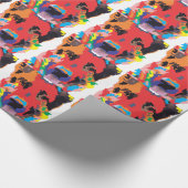 Papier Cadeau Couleur berger allemande (Coin)
