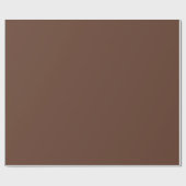 Papier Cadeau Couleur Brown confectionnaire divine (Plat)