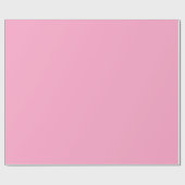 Papier Cadeau Couleur carnation rose solide | Classique | Élégan (Plat)