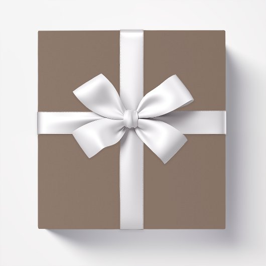Papier Cadeau Couleur claire marron pastel taupe foncé