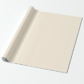Papier Cadeau Couleur crémeuse Pearl Solide | Classique | Élégan (Déroulé)