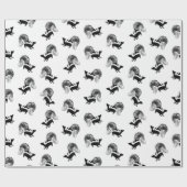 PAPIER CADEAU COULEUR DE ARRIÈRE - PLAN PERSONNALISÉE POUR LES M (Plat)