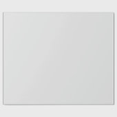 Papier Cadeau Couleur de bloc gris clair solide (Plat)