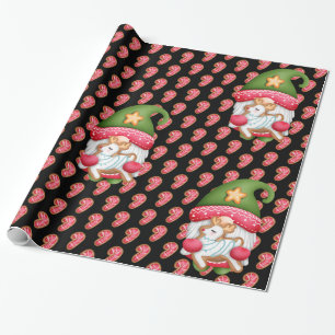Papier Cadeau Couleur de la Personnaliser de bonbons Gnome