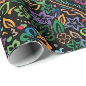 Papier Cadeau Couleur de vie (Coin rond)