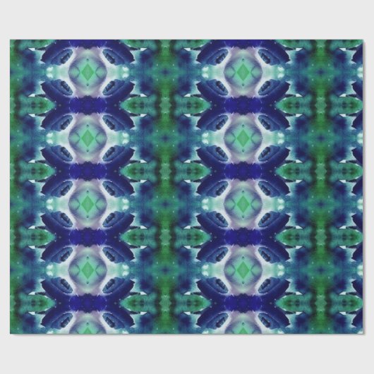 PAPIER CADEAU COULEUR D'EAU (Plat)