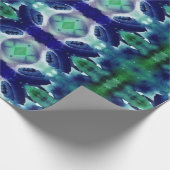 PAPIER CADEAU COULEUR D'EAU (Coin)