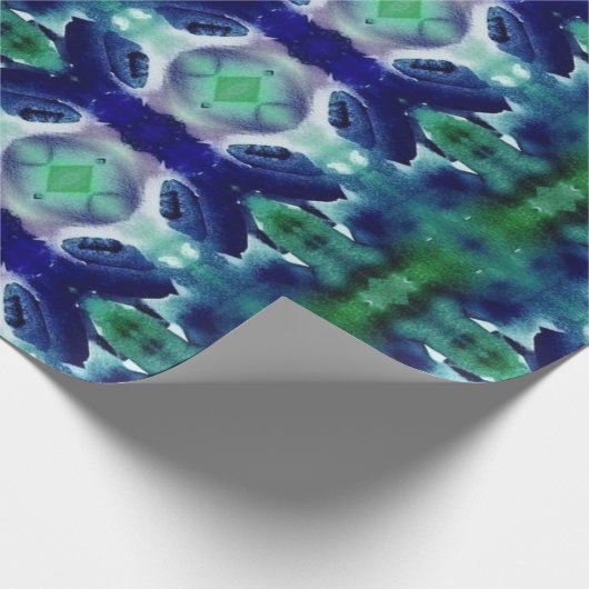 PAPIER CADEAU COULEUR D'EAU (Coin)