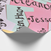 Papier Cadeau Couleur des cartes de nom (Coin)
