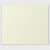 Papier Cadeau Couleur d'ivoire solide (Plat)