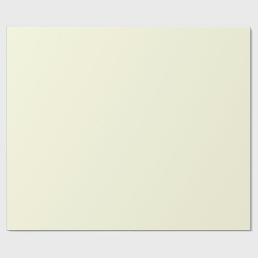 Papier Cadeau Couleur d'ivoire solide (Plat)