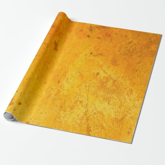Papier Cadeau Couleur dorée de la texture ciment fond abstrait, (Déroulé)