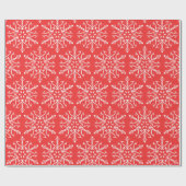 Papier Cadeau Couleur Editable Flèches rouges Noël (Plat)