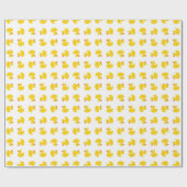 Papier Cadeau Couleur faite sur commande, canard en caoutchouc (Plat)