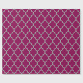 Papier Cadeau Couleur faite sur commande grise d'arrière - plan (Plat)