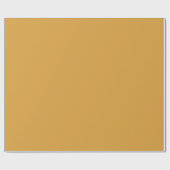 Papier Cadeau Couleur jaune moutarde solide | Hex# DAA03D (Plat)