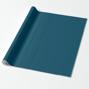 Papier Cadeau Couleur Loyal Bleu Solide