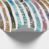 Papier Cadeau Couleur Motif Wavy Shiny Shell (Coin)