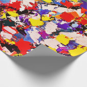 Papier Cadeau Couleur palette Abstraite (Coin)