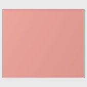Papier Cadeau Couleur Rose Flamant Pastel (Plat)