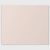 Papier Cadeau Couleur rose pastel Blush F8E3DA (Plat)