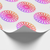 PAPIER CADEAU COULEUR ROSE ROSE MODERNE (Coin)