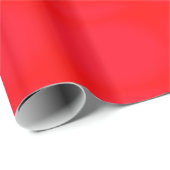 Papier Cadeau couleur rouge brillant (Coin rond)