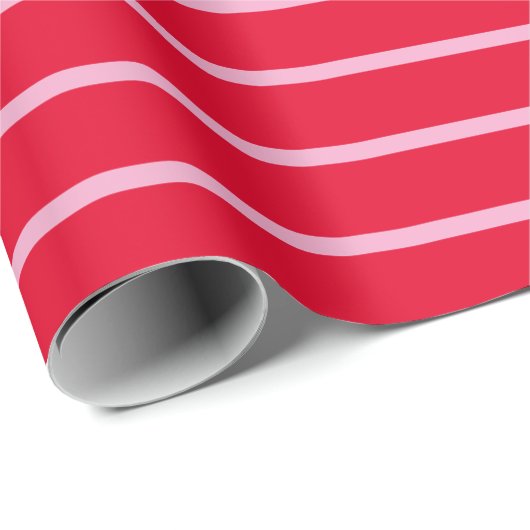 Papier Cadeau Couleur rouge espagnole solide (Coin rond)