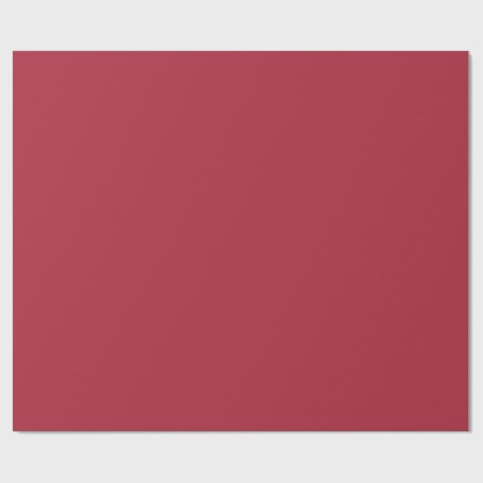 Papier Cadeau Couleur rouge framboise claire ton (Plat)