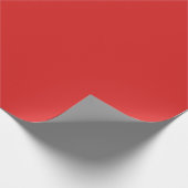Papier Cadeau Couleur rouge solide maximale (Coin)
