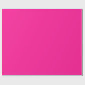 Papier Cadeau Couleur simple rose fluorescente (Plat)