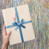 Papier Cadeau Couleur solide blanc antique