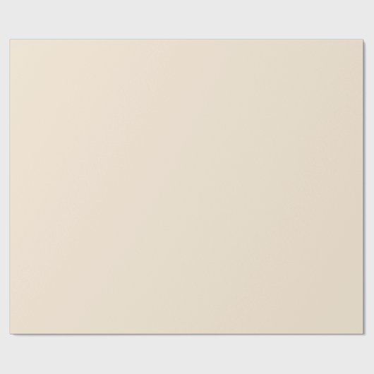 Papier Cadeau Couleur solide blanc antique (Plat)