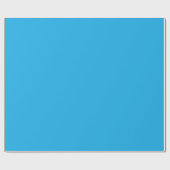 Papier Cadeau Couleur solide bleu ciel clair (Plat)