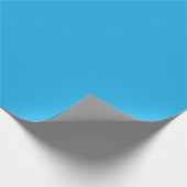 Papier Cadeau Couleur solide bleu ciel clair (Coin)