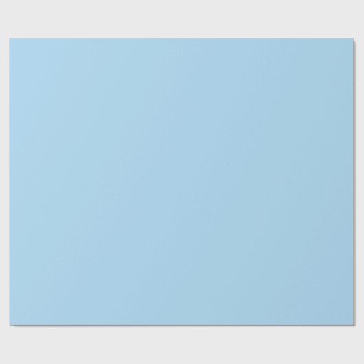 Papier Cadeau Couleur solide bleu clair doux #abdaf7 (Plat)