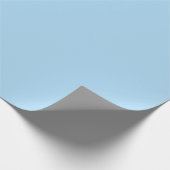 Papier Cadeau Couleur solide bleu clair doux #abdaf7 (Coin)