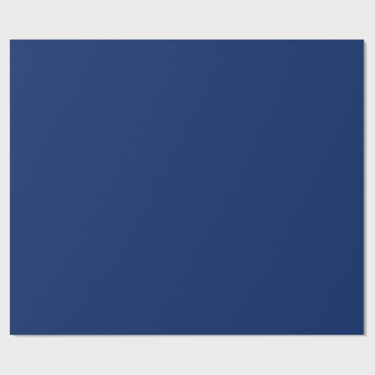Papier Cadeau Couleur solide bleue royale (Plat)