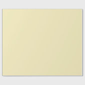 Papier Cadeau Couleur solide blonde (Plat)