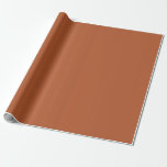 Papier Cadeau Couleur solide Brown rouille rustique<br><div class="desc">Cadeau Cadeau Enveloppement Papier Rouleau imprimé avec Rustic Rust Brown Solid Color illustration graphique de conception et de sélectionner la collection de produits par TheFabricSeal impression sur demande shop à Zazzle.com #ZazzleMade https://www.zazzle.com/store/thefabricseal TheFabricSeal ©️ Original. La couleur Rust est une teinte chaude et terreuse qui se situe entre le rouge...</div>