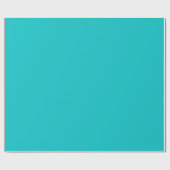 Papier Cadeau Couleur solide clair turquoise (Plat)