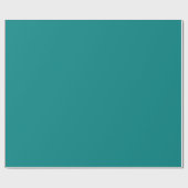 Papier Cadeau Couleur solide classique Turquoise (Plat)