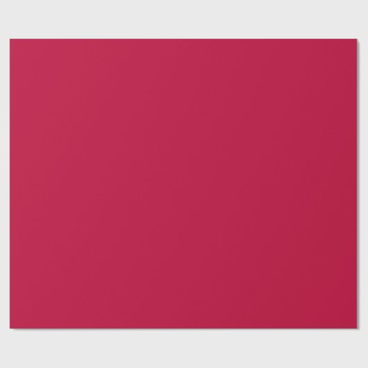 Papier Cadeau Couleur solide crème Crimson (Plat)